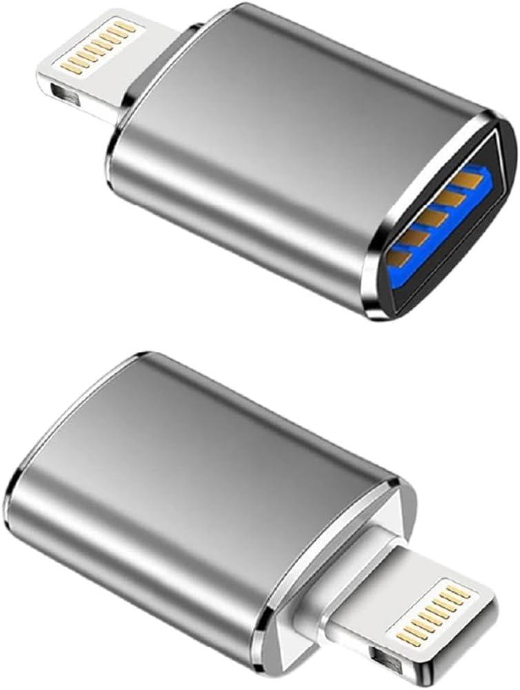 STORE Lightning To USB Type C Dönüştürücü Adaptör Lightning Erkek, USB Dişi OTG Adaptör, Apple İphone iPad ile Uyumlu, Kamera Kart Okuyucu, USB Flash Sürücü (Karışık Renk)