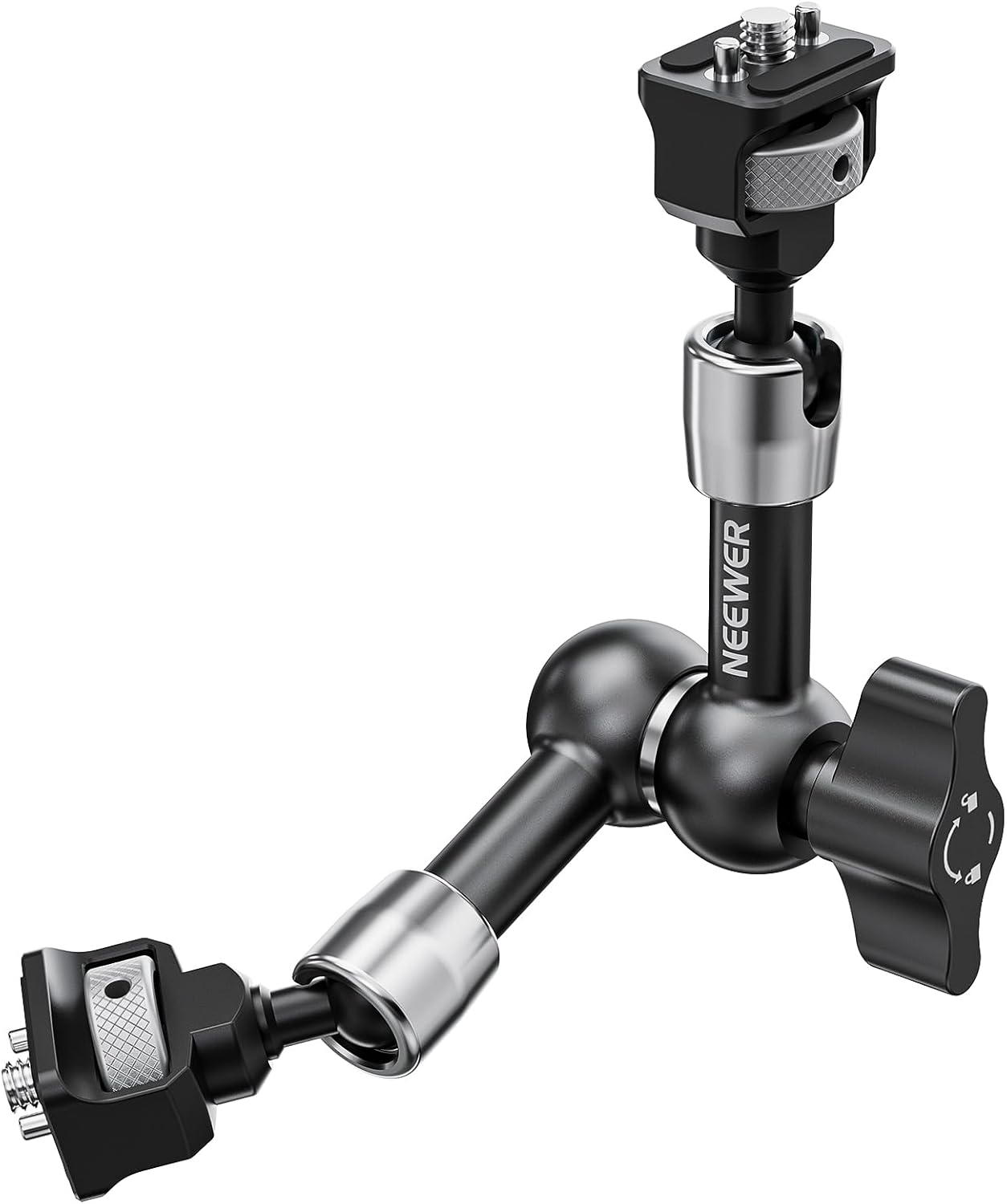 1/4 inç (1/4 inç) mafsallı Magic Arm, 360° küre başlı konumlandırma pimleri, DSLR aksiyon kamerası monitörü video ışığı için, SmallRig Cage Rig ST07 ile uyumlu