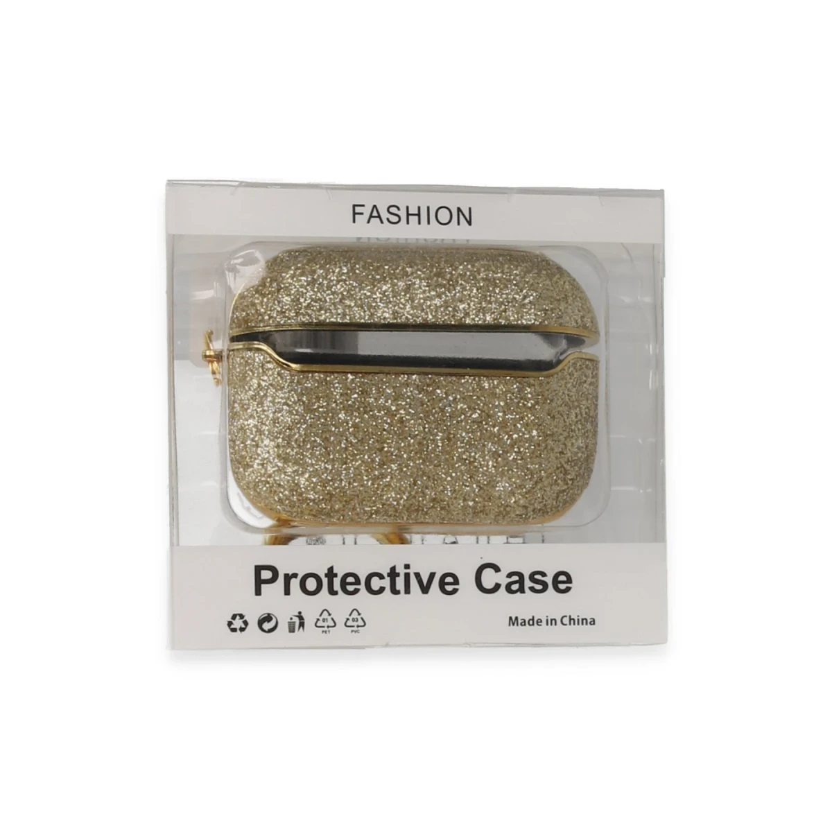 Apple Airpods Pro 2 (2.nesil) Spell Simli Kılıf - Gold