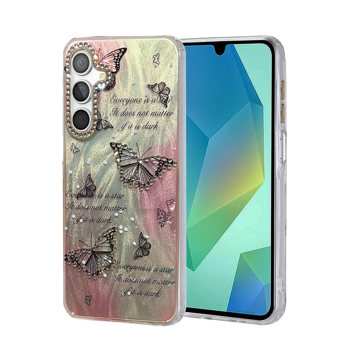 Samsung Galaxy A55 5G Kılıf Blade Aynalı Desenli Kapak - Desen 6