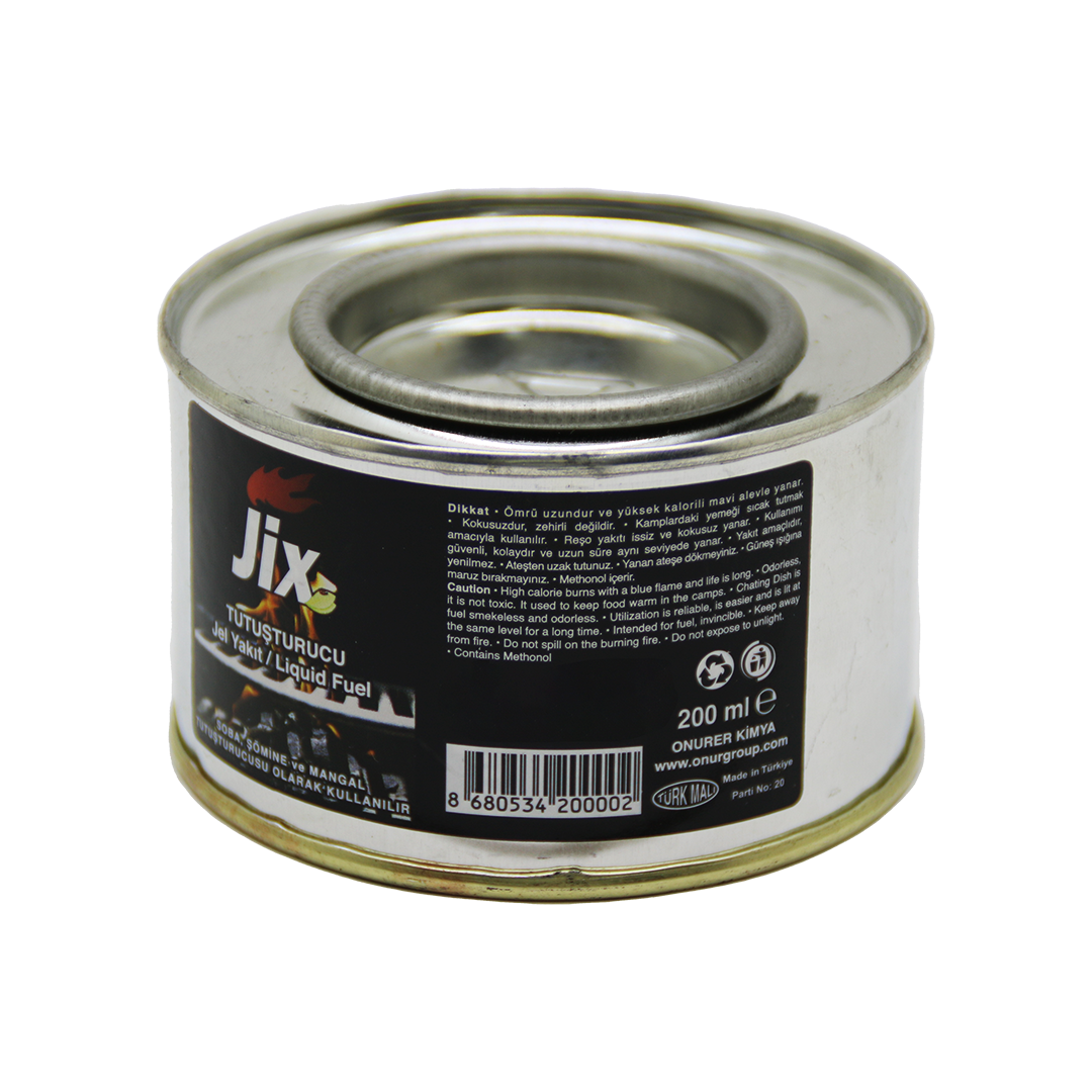 Jix Tutuşturucu 200ML Teneke Jel Yakıt