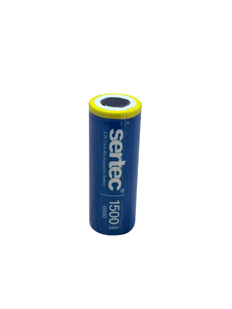 3.7V Li-ion 18500 1500 mAh 1C Şarjlı Pil