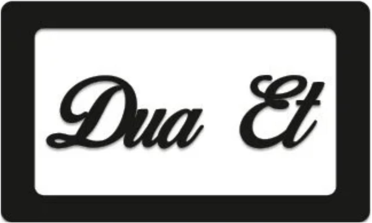 Hatırlatıcı Tablo Sabret Şükret Dua Et Duvar Askı Bantlı MDF Ahşap Levha (Dua Et)