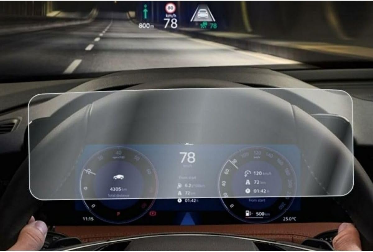 Skoda ile uyumlu Superb 2024 2025 Model 10.25 Inç Dijital Gösterge Panel 9h Nano Ekran Koruyucu
