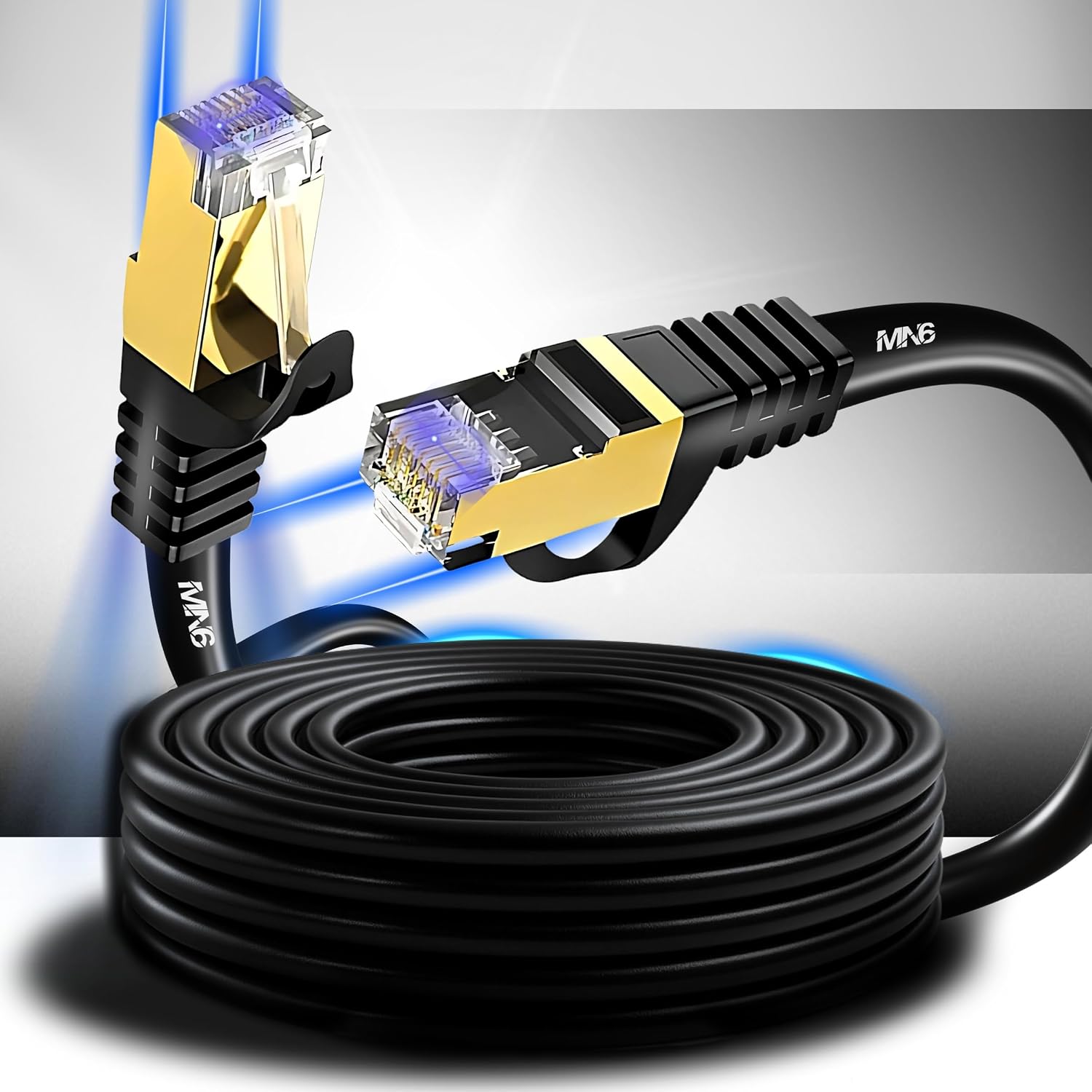 M109F Cat7 Ethernet Kablosu 2 Metre, Bakır İletken