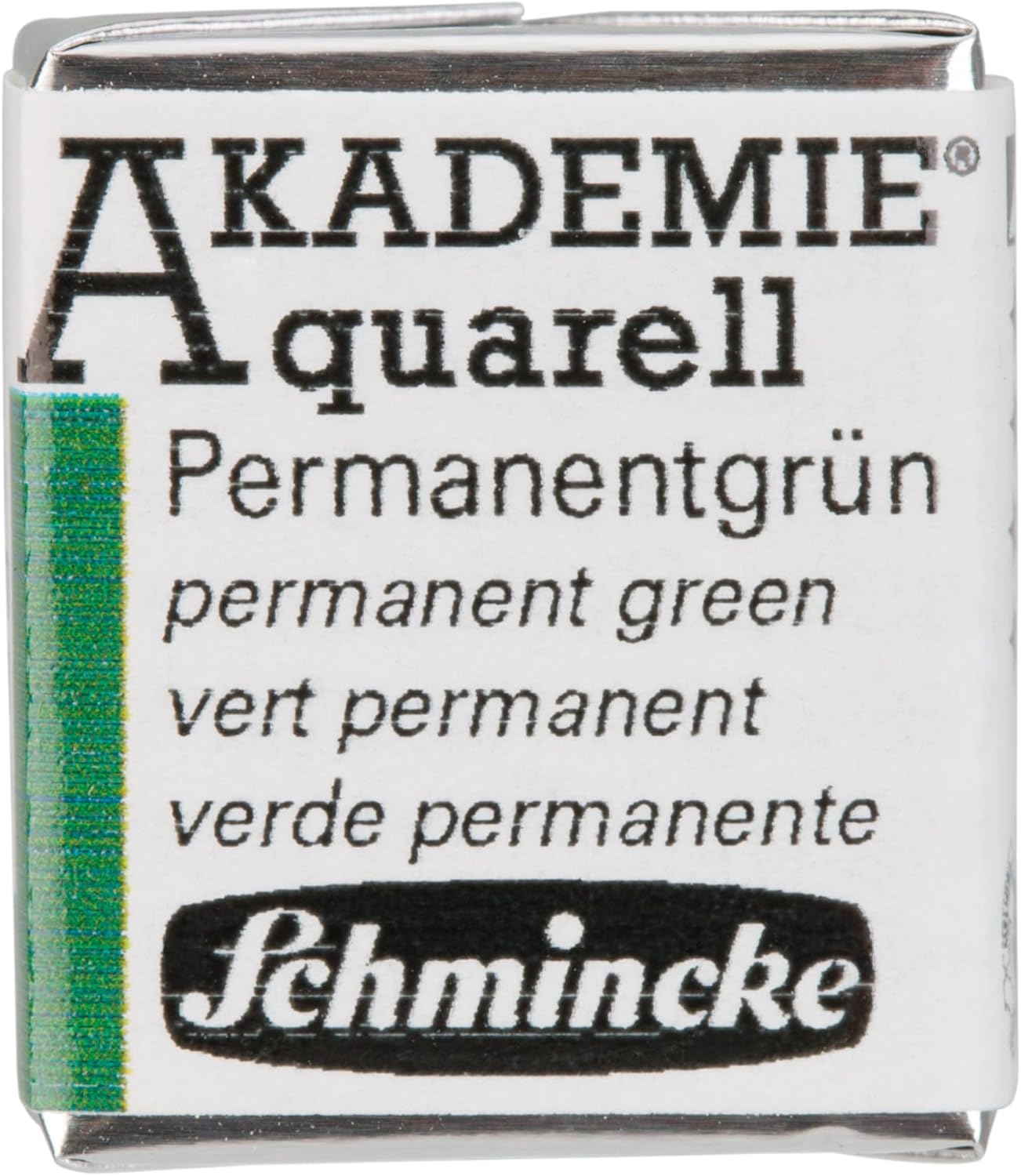 Akademie Aquarell Yarım Tablet Sulu Boya 553 Permanent Green