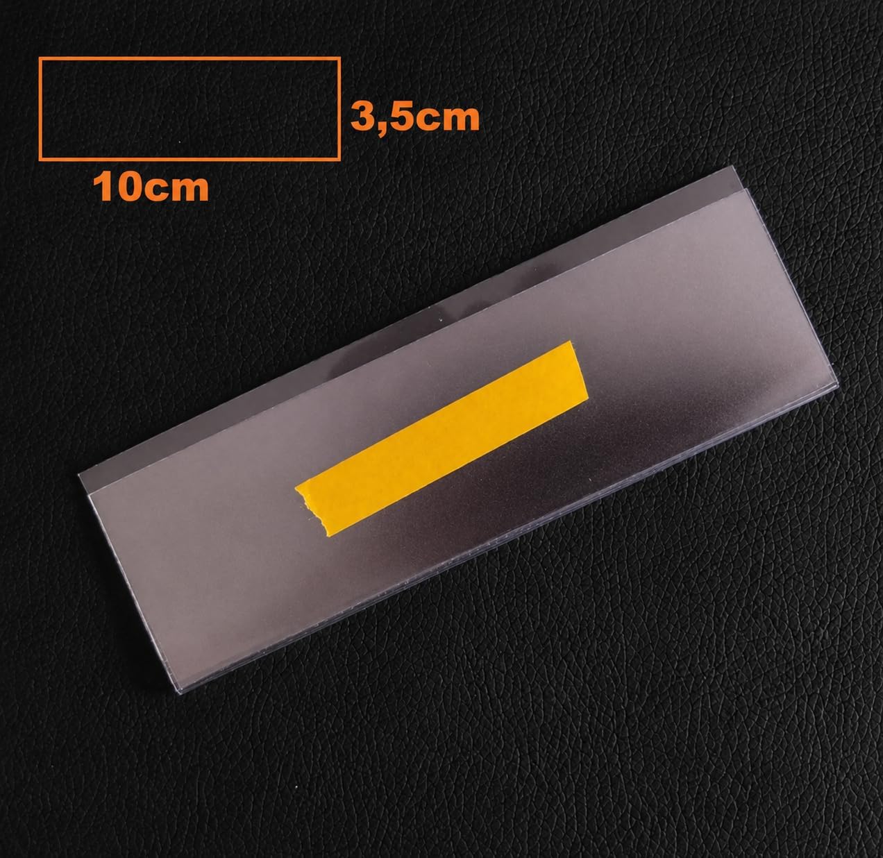 YAPIŞKANLI MAT ÇİFT KATLI ETİKETLİK MAT Y1035 10 x 3,5 cm - 40 ADET