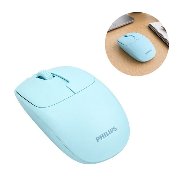 SPK7398WJ/38 1600 DPI Sessiz Tıklama Mavi Kablosuz Ofis Mouse