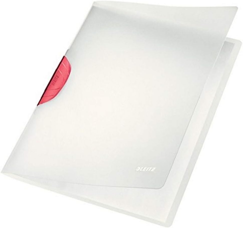 WOW A4 ColorClip Magic Sıkıştırmalı Dosya, Kırmızı, 30 A4 Sayfa Kapasiteli, Esnek Plastik, 41740025