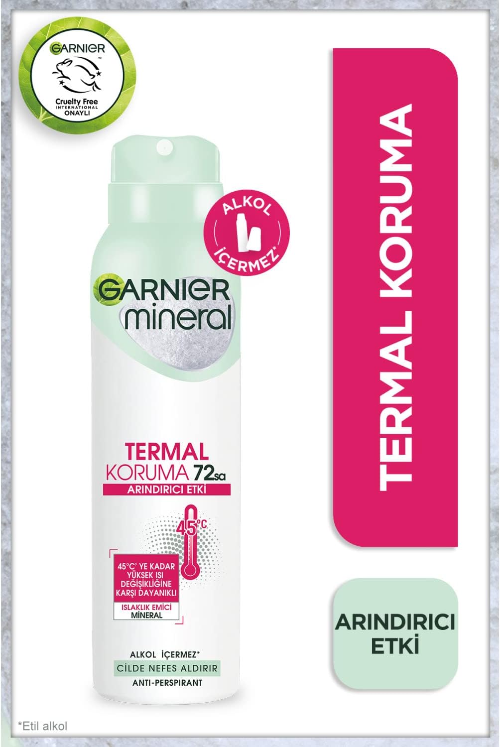 Mineral Termal Koruma Sprey Deodorant