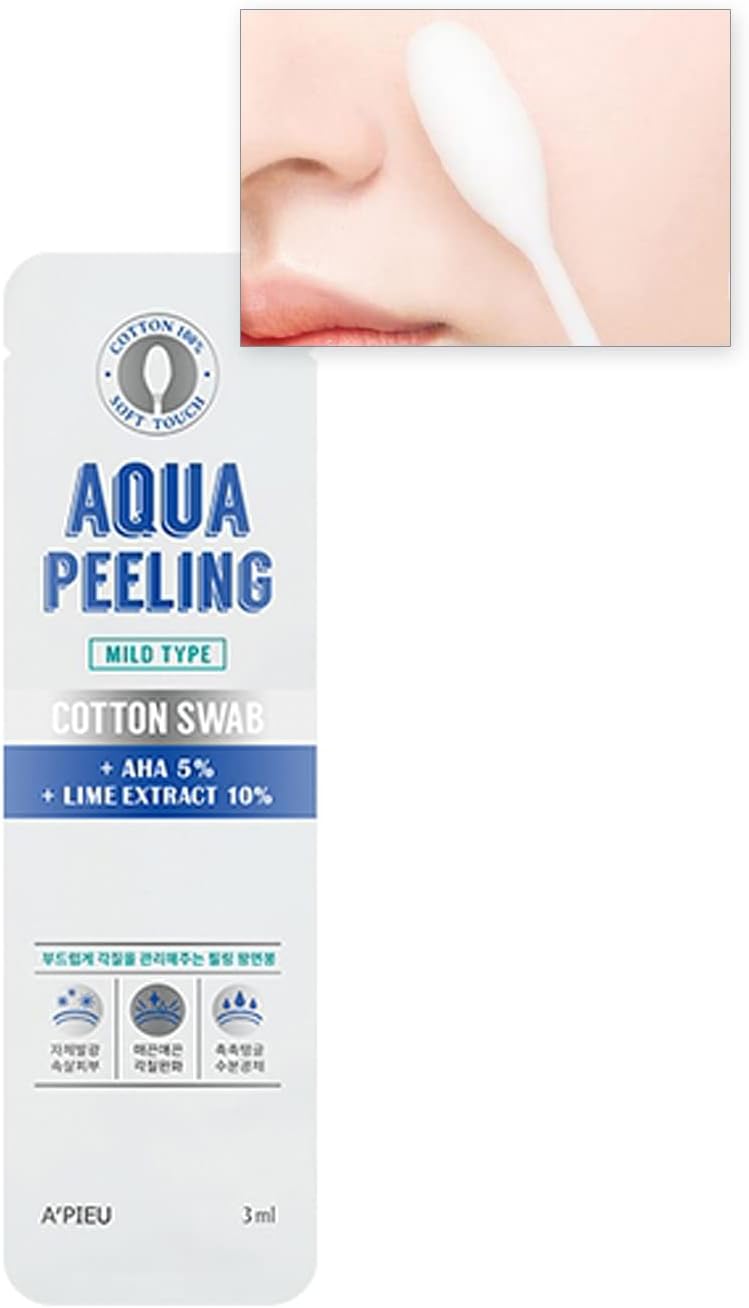 MISSHA %100 Pamuk Peeling Çubuğu (Hafif) APIEU Aqua Peeling Cotton Swab (Mild)