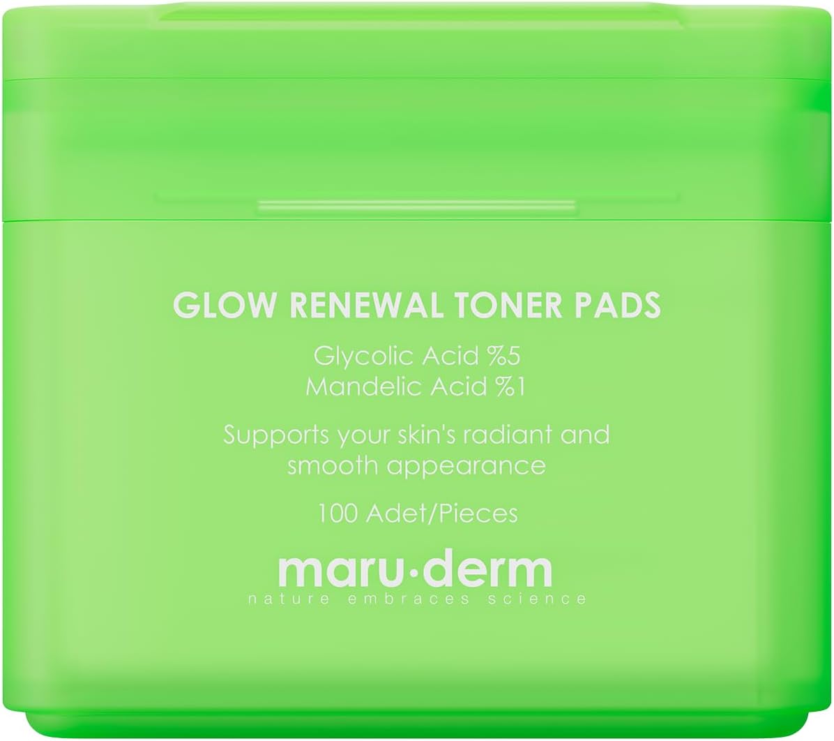 Maruderm Sıkılaştırıcı ve Yenileyici Hidrojel Tonik Ped 100 Adet - Glikolik Asit %5, Mandelic Acid %1