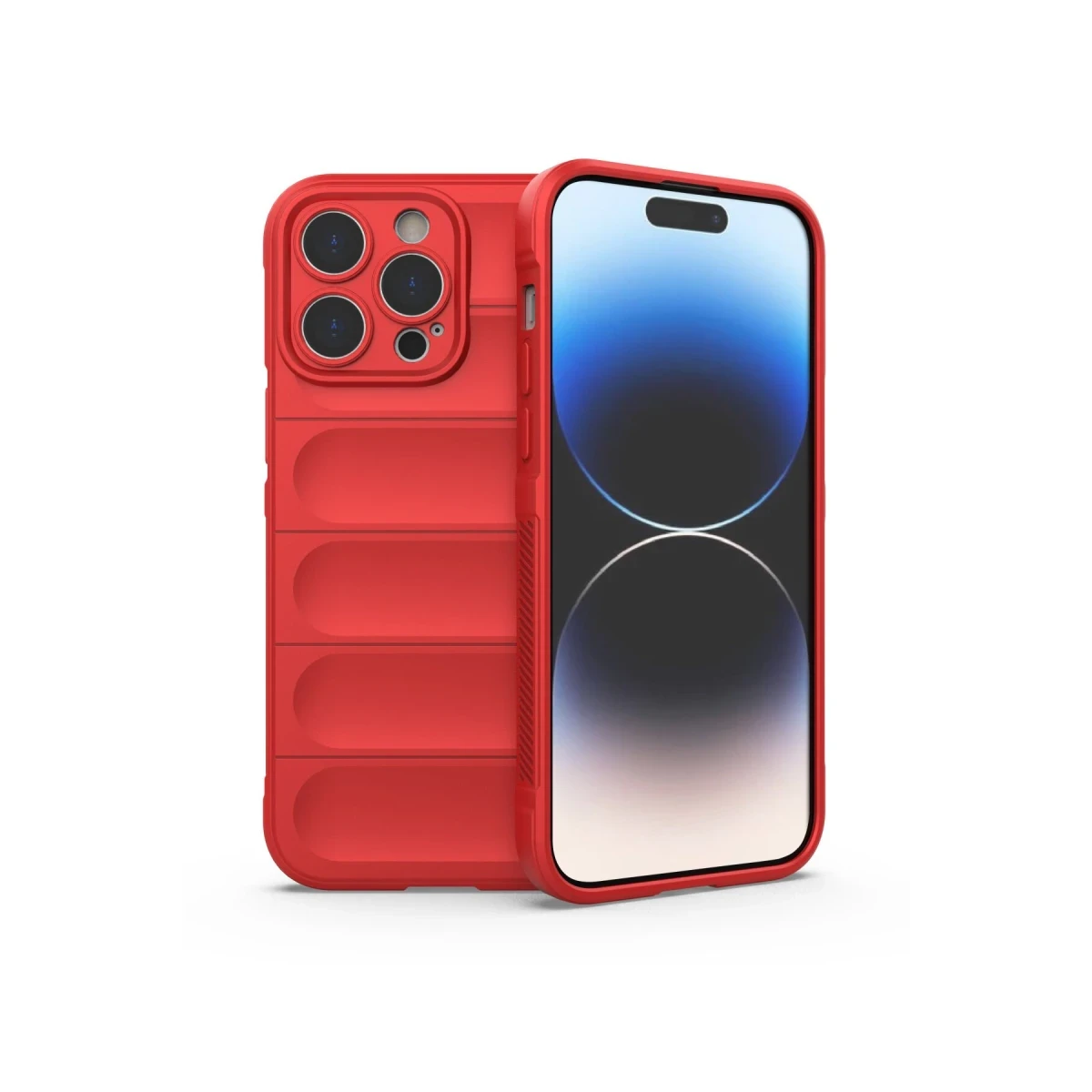 Apple iPhone 13 Pro Kılıf Optimum Silikon - Kırmızı