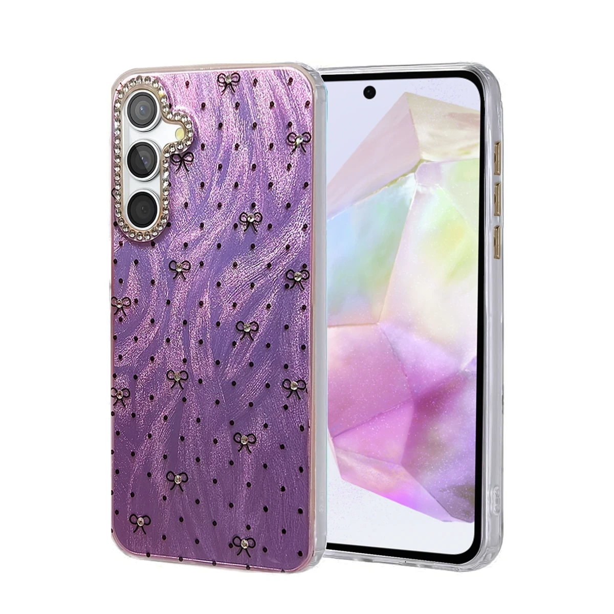 Samsung Galaxy A35 5G Kılıf Blade Aynalı Desenli Kapak - Desen 2