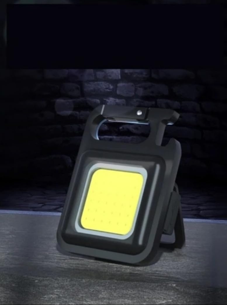 Mini Manyetik LED Kamp Lambası, 30 LED, 3 Mod, Şarj Edilebilir, Anahtarlık, Oto Tamir Lambası