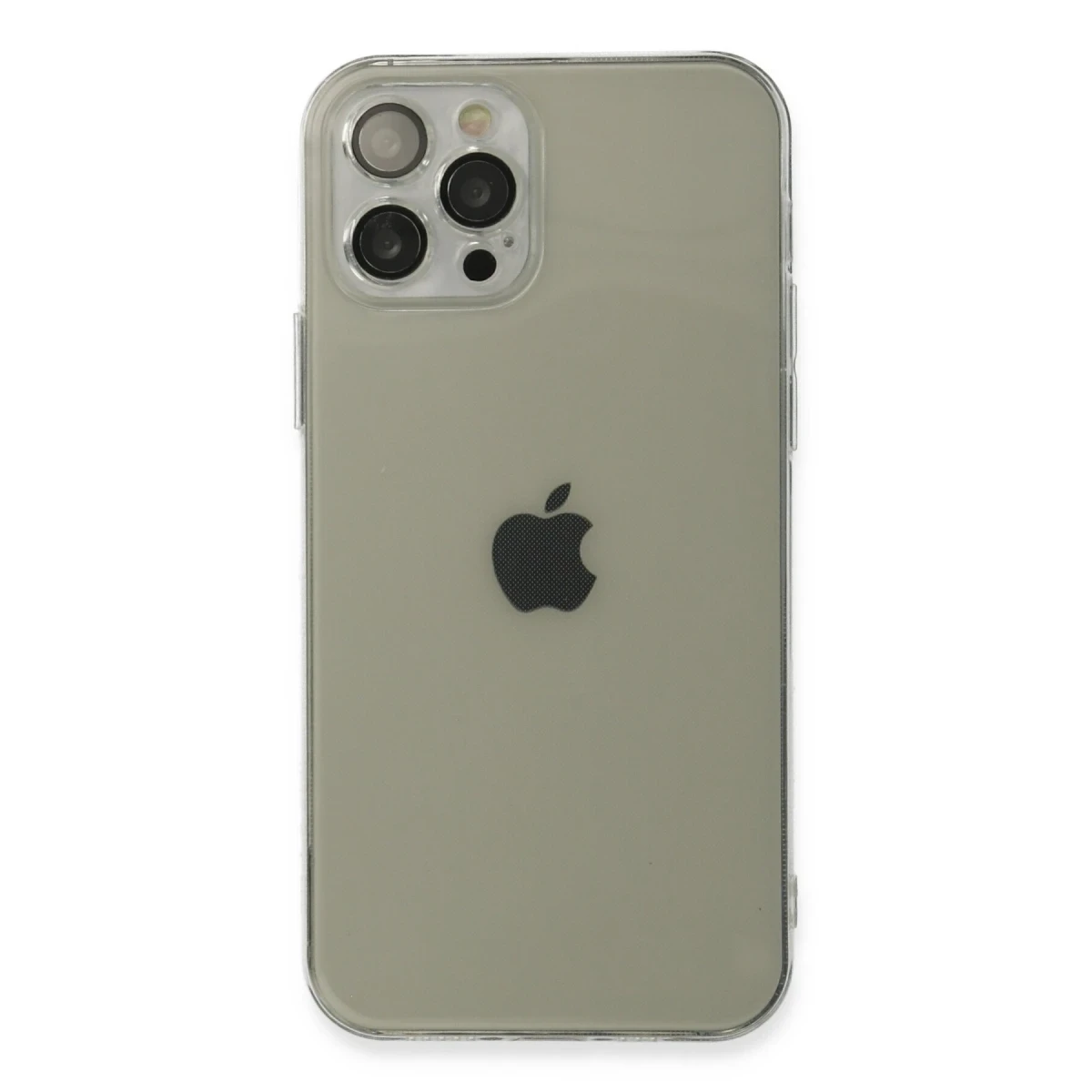 Apple iPhone 12 Pro Kılıf Fly Lens Silikon - Şeffaf