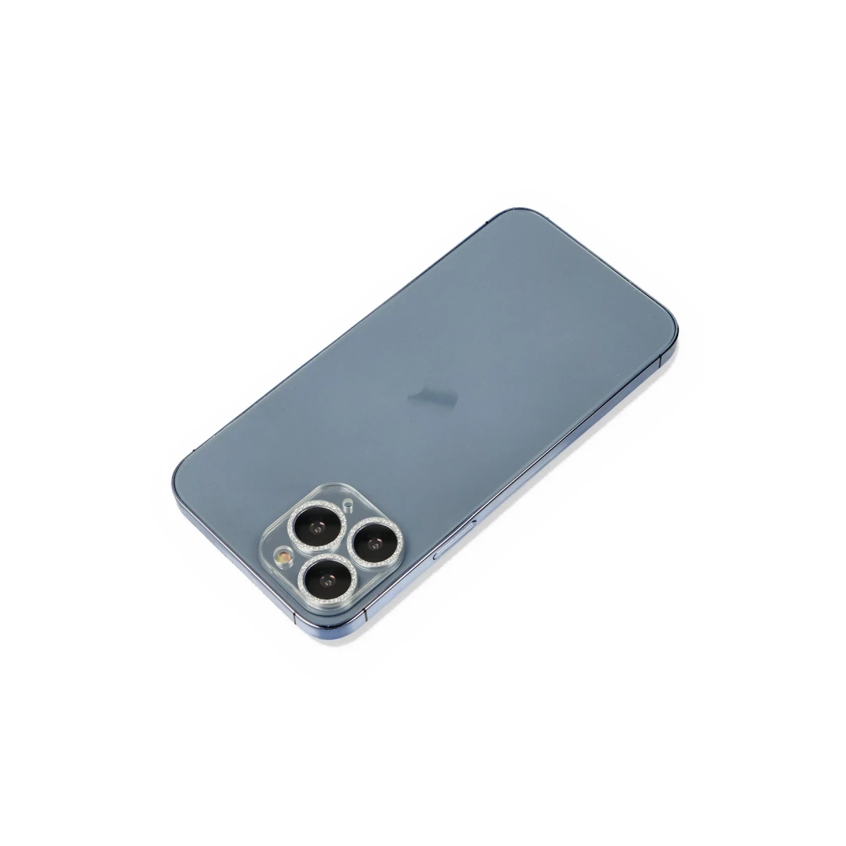 Apple iPhone 11 Pro Max Shine Kamera Lens Koruma Cam - Gümüş