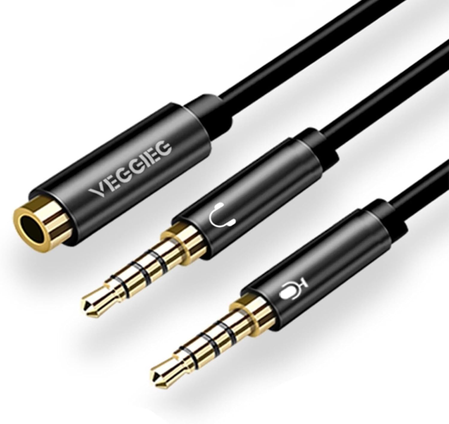 3.5mm Kulaklık ve Mikrofon Ayırıcı Y Kablo