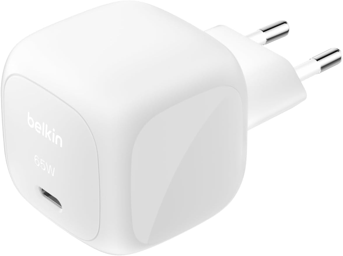 USB-C Duvar Şarj Cihazı, 65W, Hızlı Şarj Bloku, Tip C Telefon Şarj Cihazı, Apple iPhone 16/15/14/13, Galaxy S25, Google Pixel 9, MacBook, iPad, AirPods, Chromebook ve Daha Fazlası - Beyaz