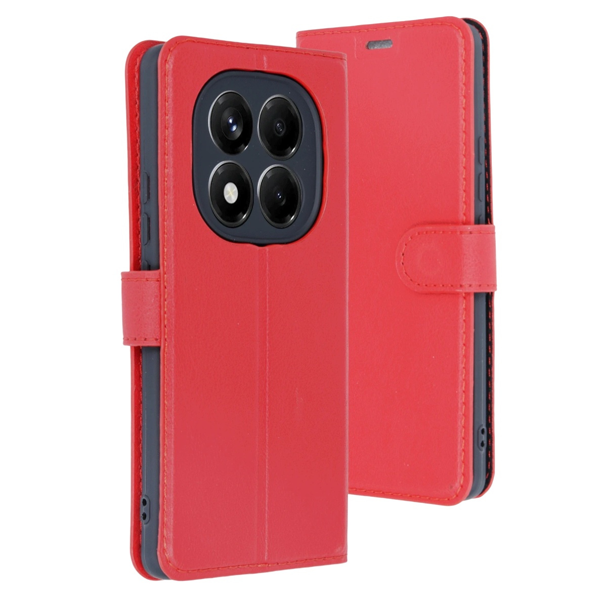 Xiaomi Redmi Note 15 Pro 4G Trend S Plus Kapaklı Kılıf - Kırmızı