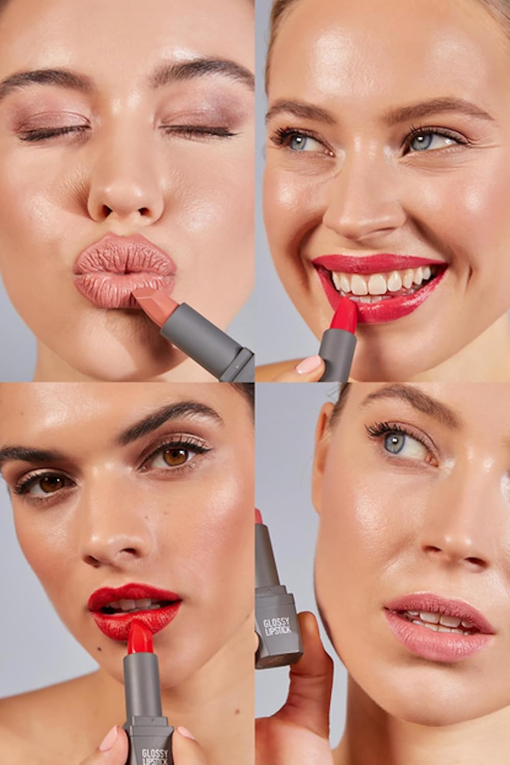 Uzun Süre Kalıcı Yoğun Renk Veren Nemlendirici Parlak Ruj - Glossy Lipstick 302 Nude