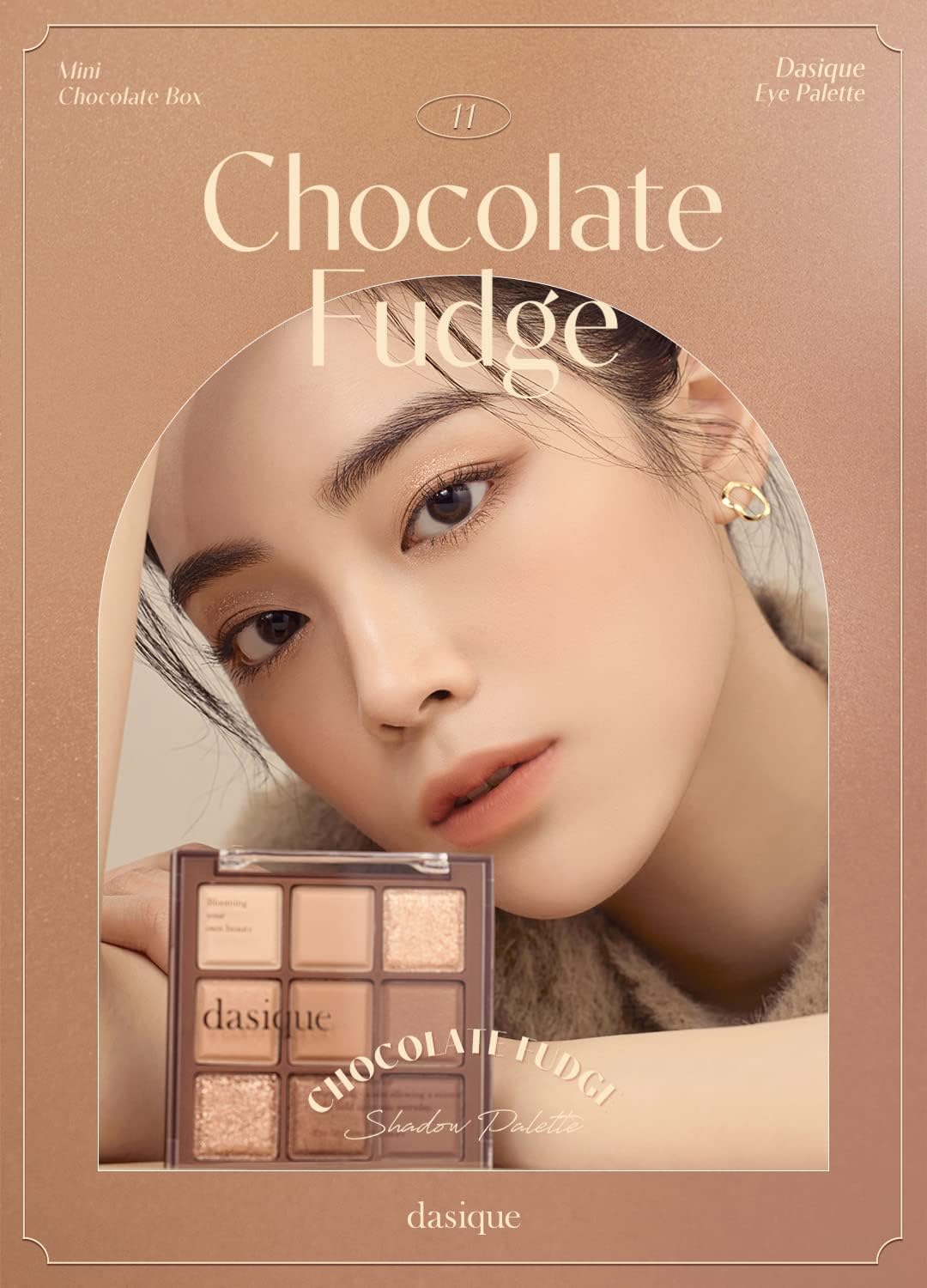 Mat ve Işıltılı Renk Seçenekleri Sunan Far Paleti Shadow Palette (#11 Chocolate Fudge)