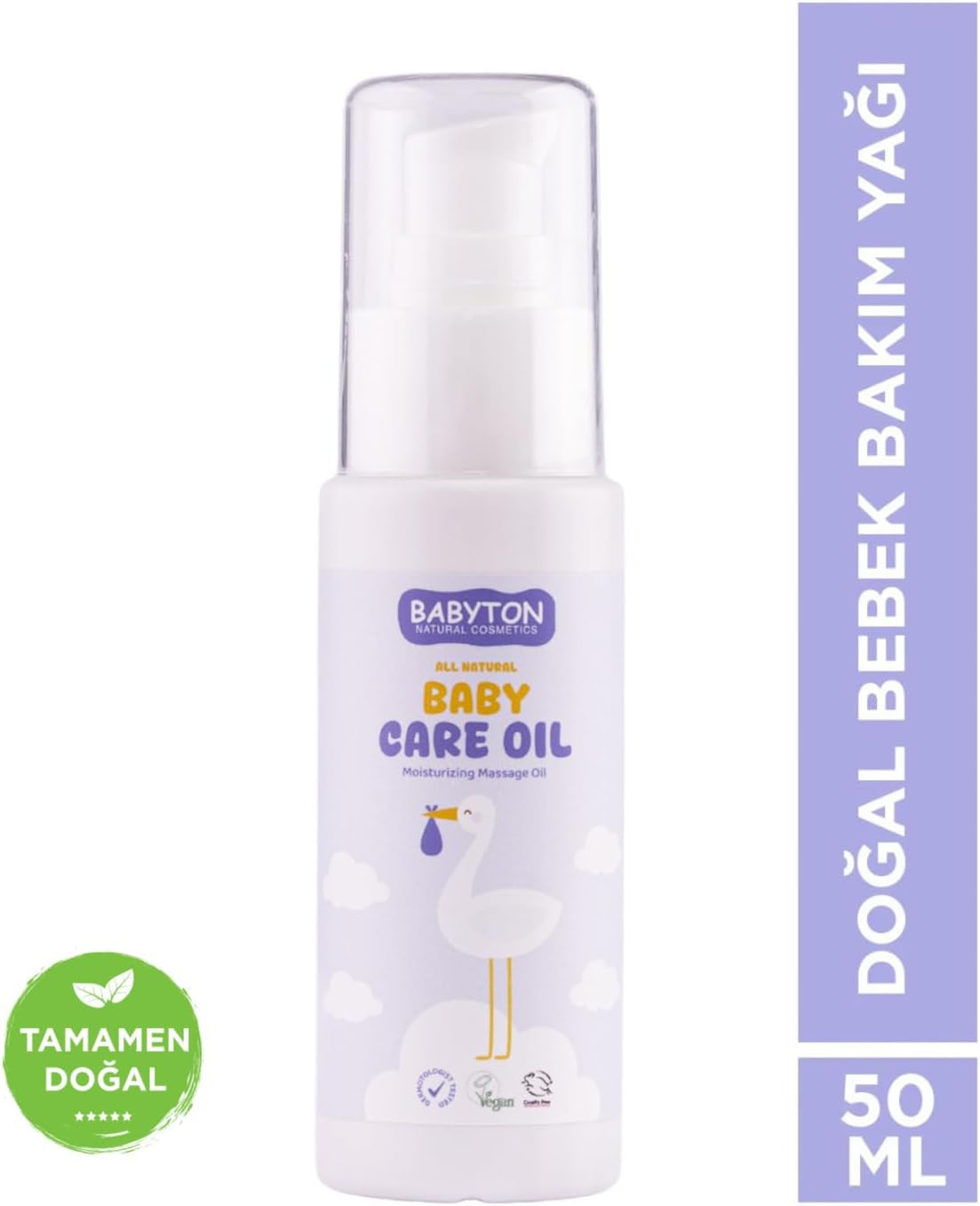 Doğal Bebek Bakım Yağı 50 Ml