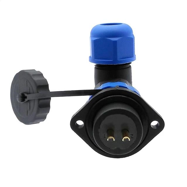 SD20 Su Geçirmez 2 Pin 20 Mm Konnektör 90° Dirsek