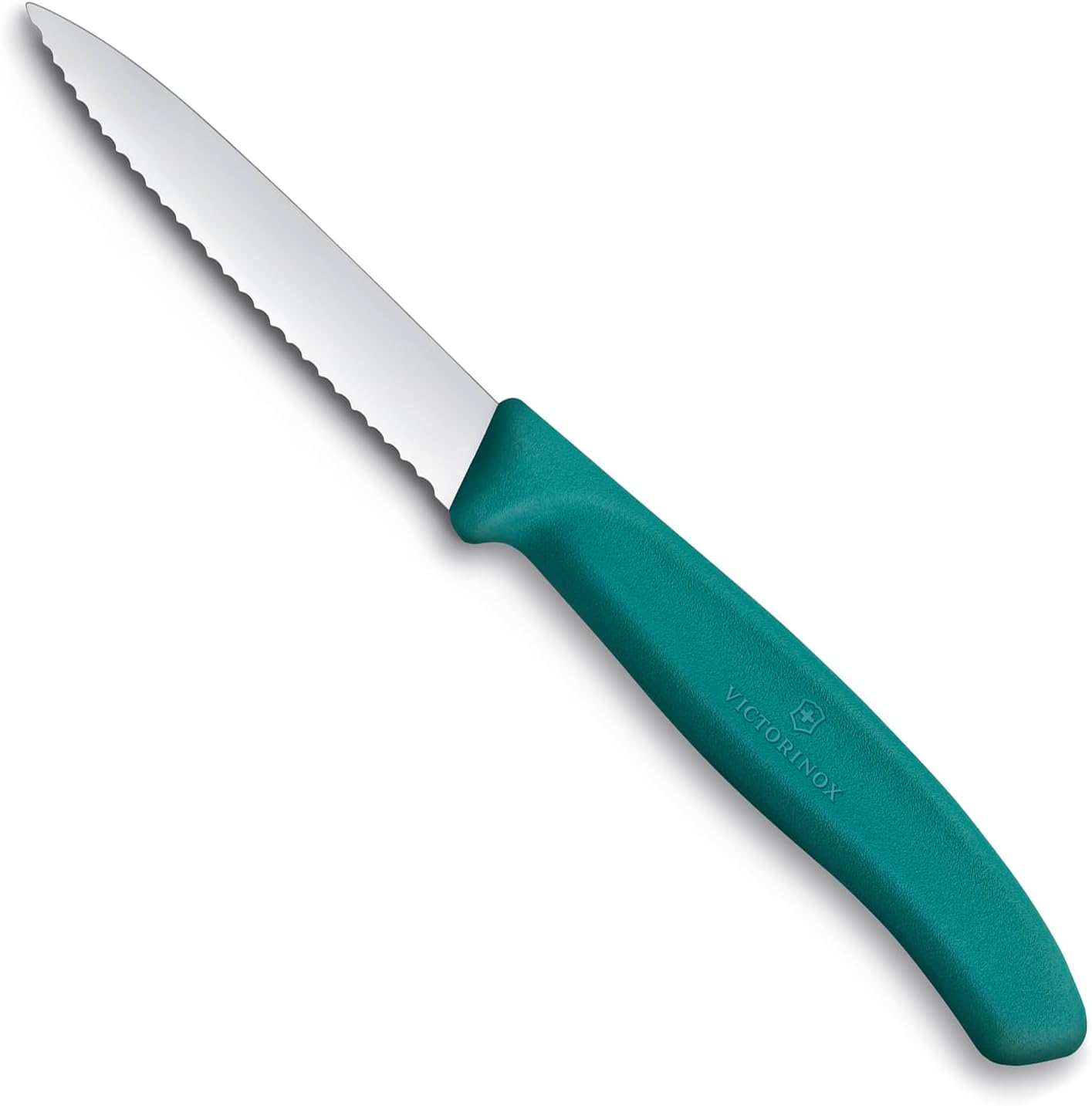 6.7634.C1 Swiss Classic 8cm Tırtıklı Soyma Bıçağı, Yeşil