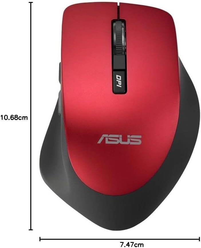 WT425 Kablosuz Optik Sessiz Tıklama Özellikli Kırmızı Mouse
