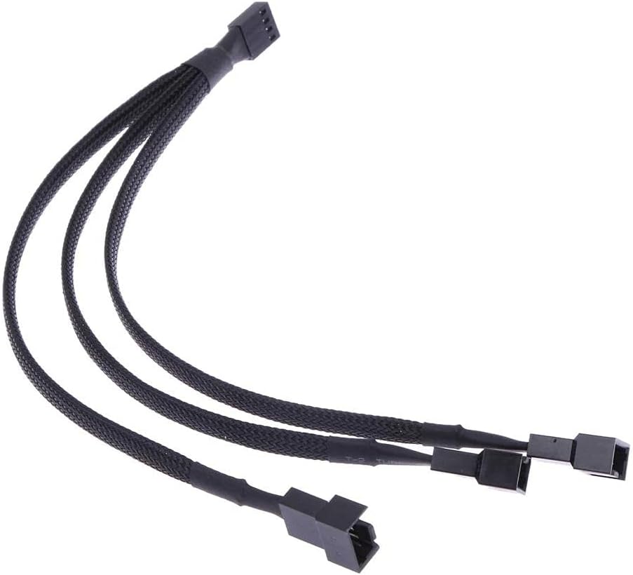 4303 Fan Çoklayıcı Y PWM Kablosu 4 pin Switch 3 pin 3 Port