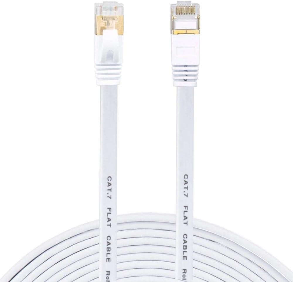 Cat7 Ethernet RJ45 Modem İnternet Kablosu 10 Gbps 600 Mhz Flat Kablo 10 Metre 4262