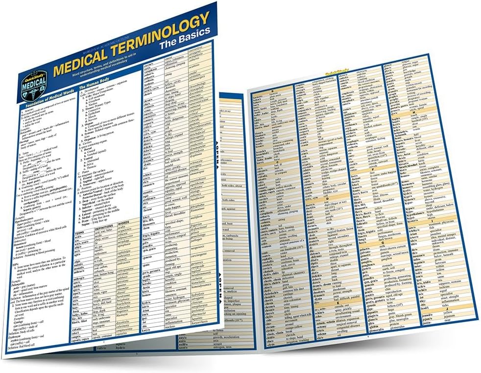 Medical Terminology:The Basics (Quickstudy: Academic)