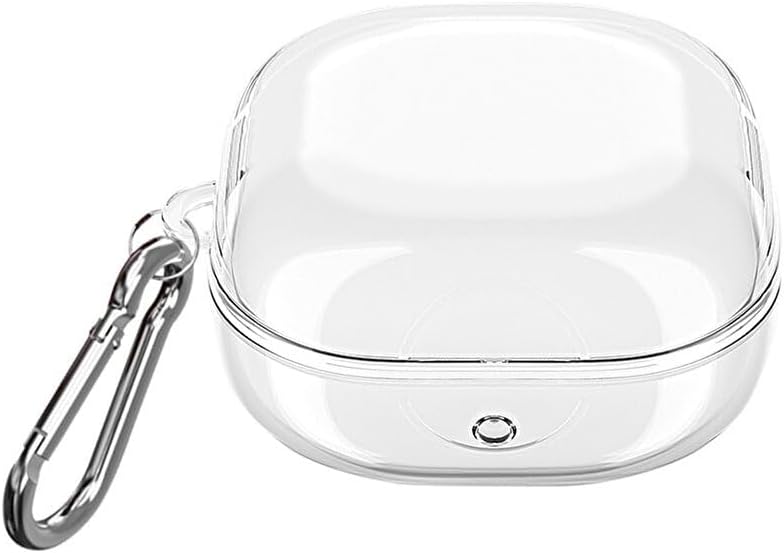 ​Samsung Galaxy Buds FE İle Uyumlu Renkli Silikon Kancalı Kılıf (şeffaf)