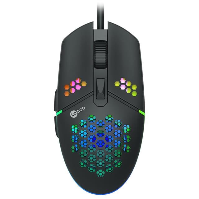 Lenovo Lecoo MS105 3200 DPI 6 Tuşlu Kablolu RGB Led Aydınlatmalı Gaming Oyuncu Mouse