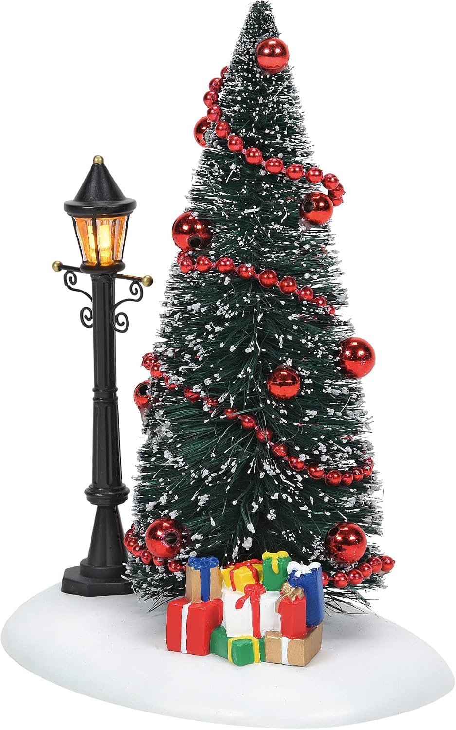 Village Accessories Noel Vinyet Işıklı Heykelcik, 18 cm, Çok Renkli