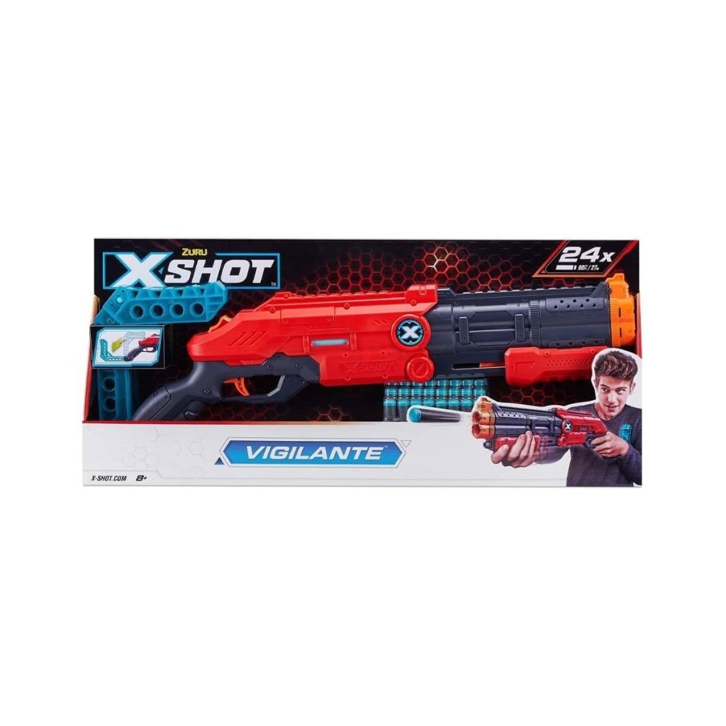 36436 X-Shot Silah Sünger Atan Excel-Vigilante 24 -NessiWorld