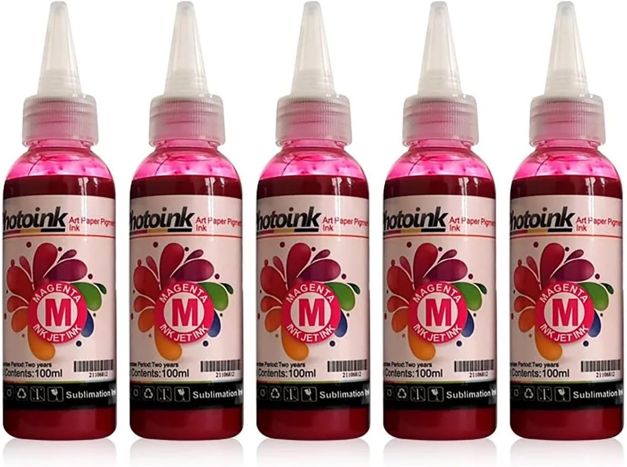 Photoink Epson Süblimasyon Mürekkepler, Süblimasyon-Transfer Baskı Için 500 Gr Kırmızı Mürekkep