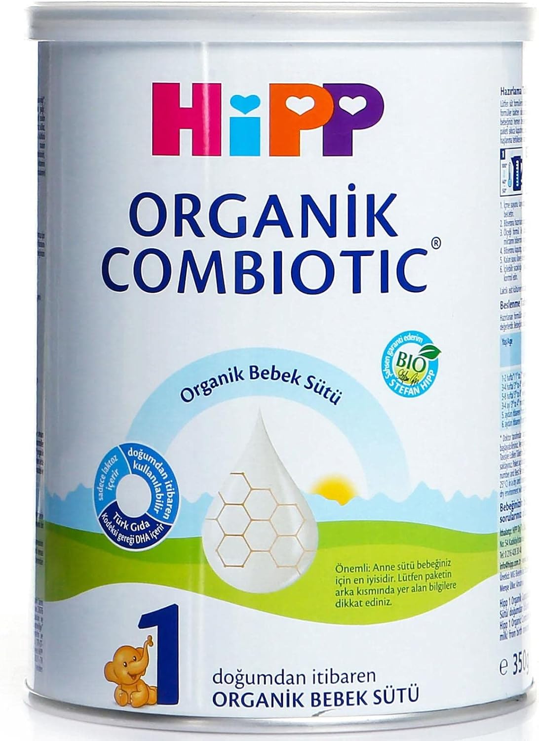 1 Organik Combiotic Bebek Sütü 350 gr