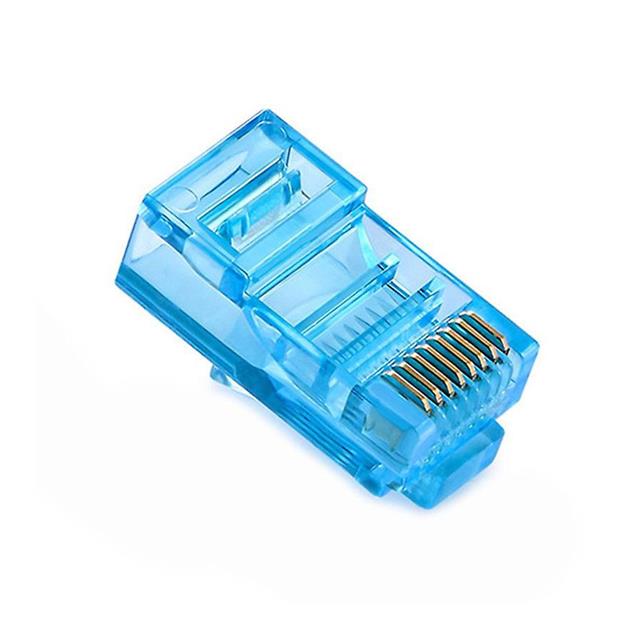 PM-22702 RJ45 RJ45 CAT6 8P/8C Mavi Soket (100’lü Paket)