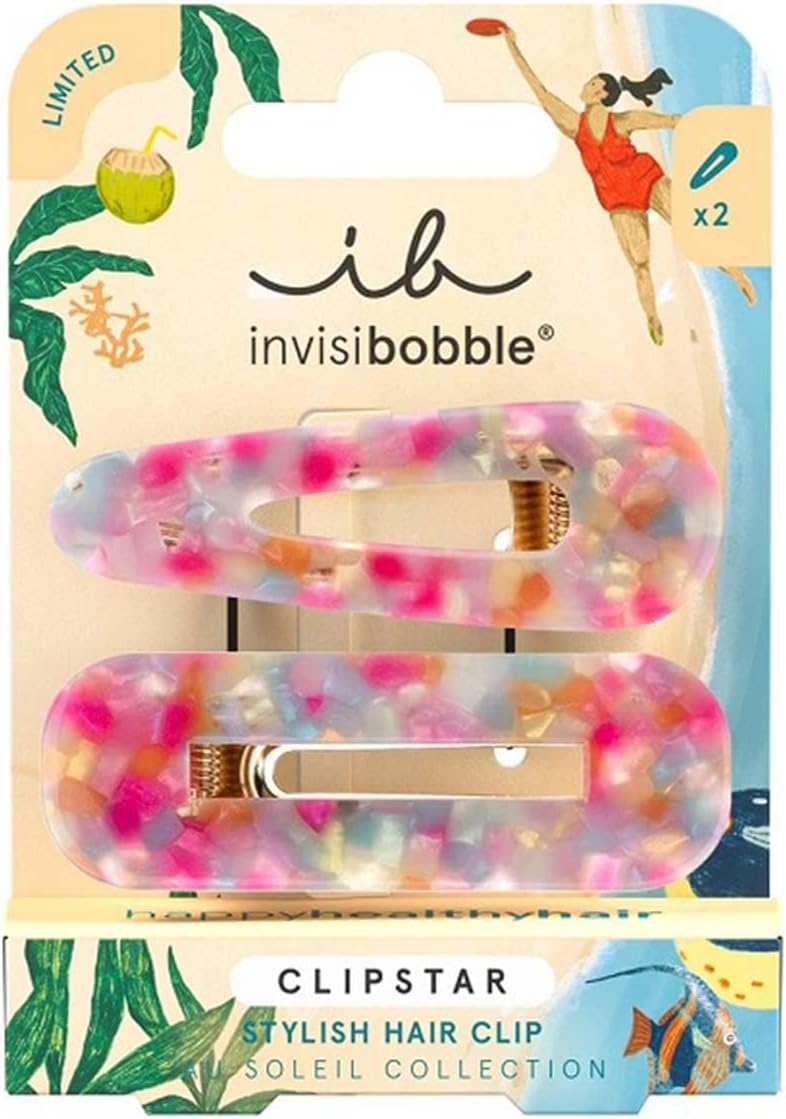 Clipstar Au Soleil Dazzling Wave 2pc - 2 adet büyük saç klipsi