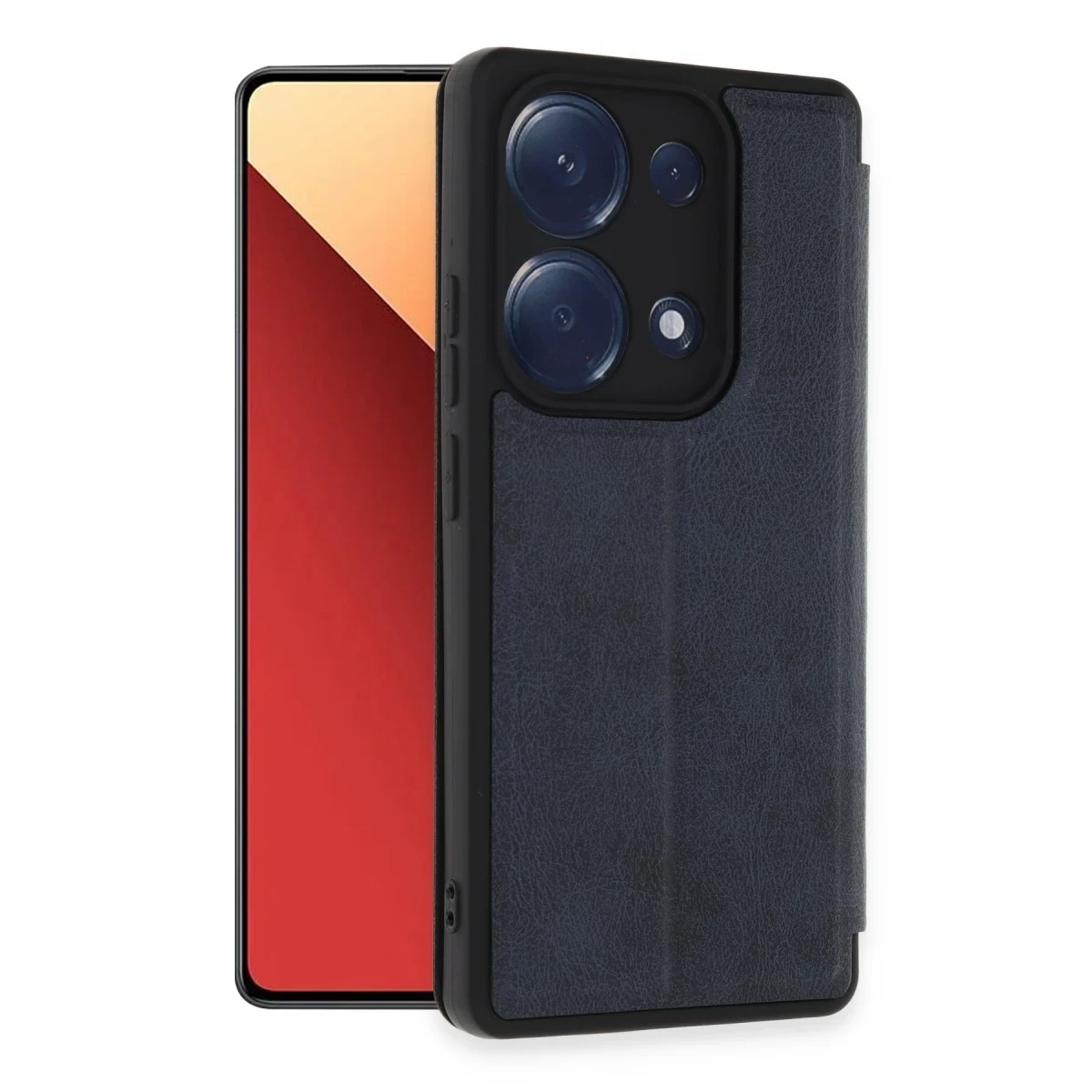 Xiaomi Redmi Note 13 Pro 4G Kılıf Flip Cover - Lacivert