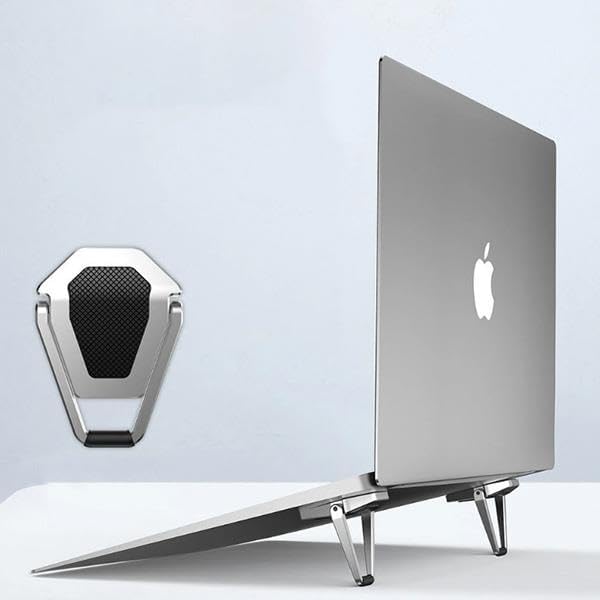 Mini Laptop Standı Masaüstü Laptop Tutucu Laptop Standı Portatif Yapışkanlı Laptop Standı set