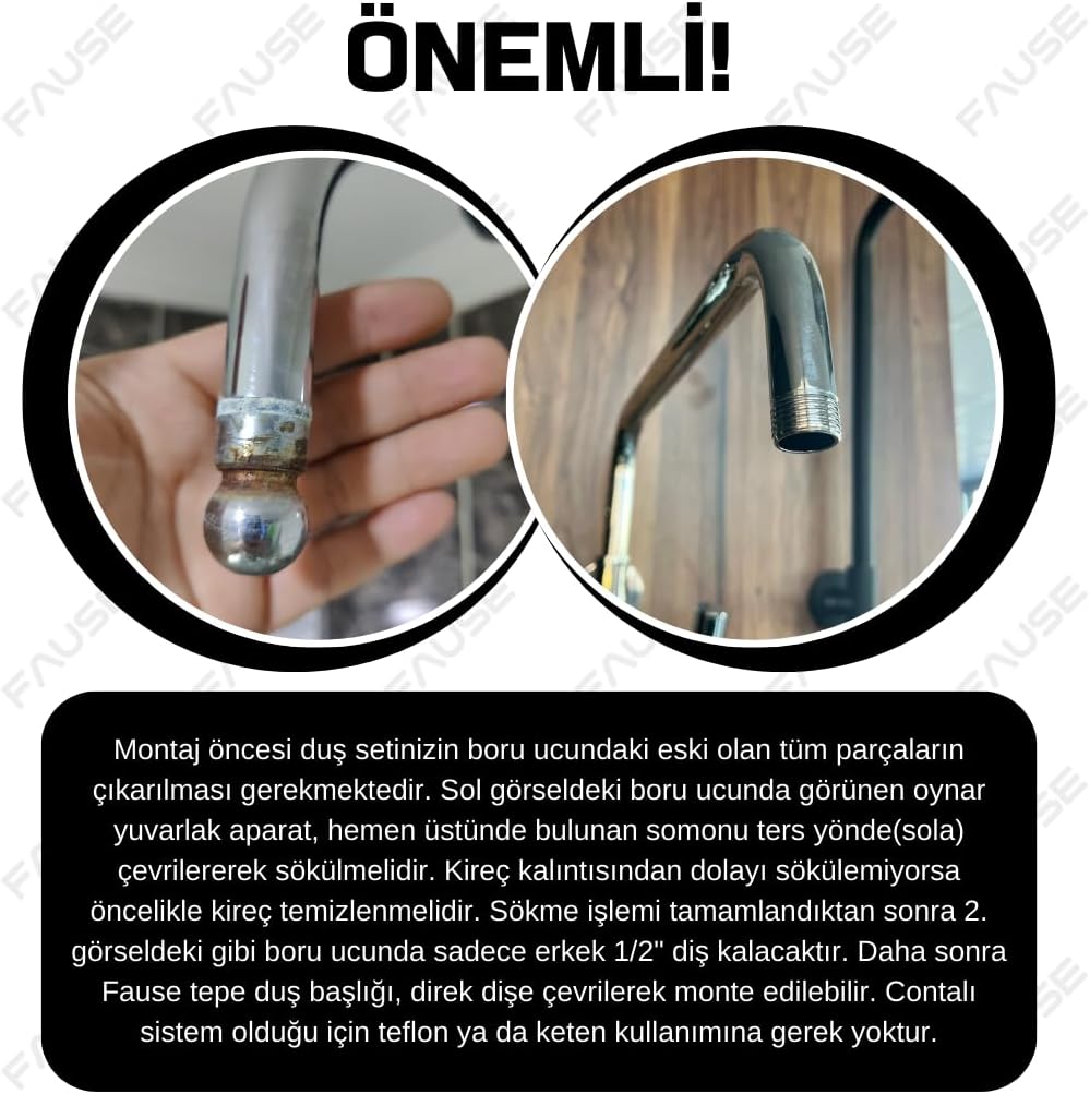 Tepe Duş Başlığı Kare Slim 304 Metal 20x20 cm KTD101