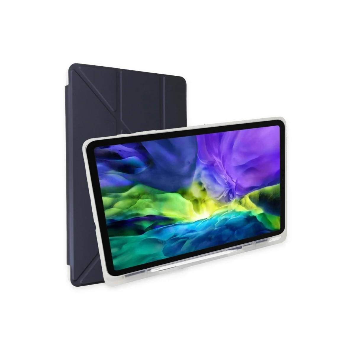 Huawei MatePad SE Kılıf Kalemlikli Mars Tablet Kılıfı - Lacivert