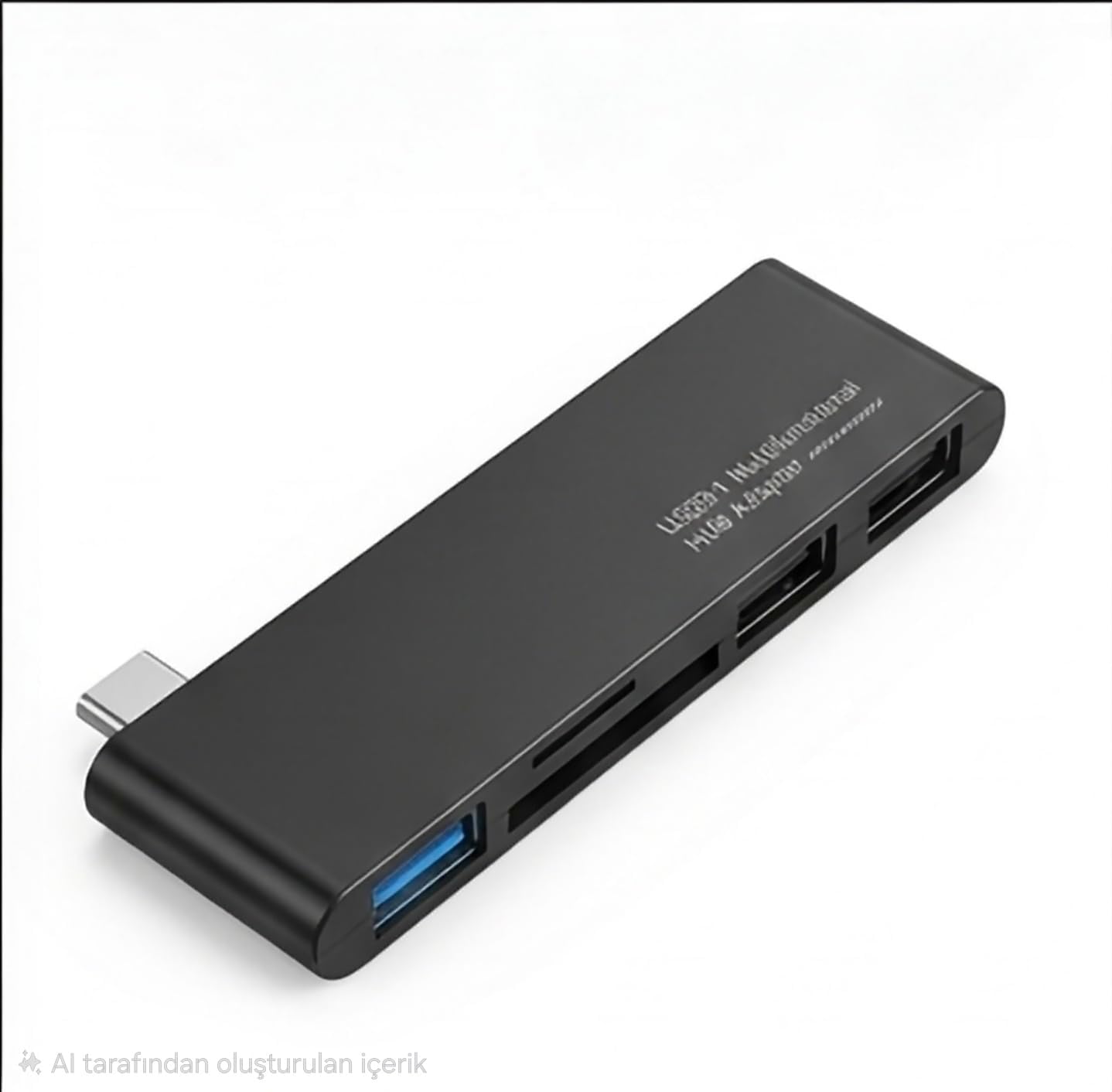 5 in 1 Type-C Hub Adaptör - USB 3.1 Süper Hızlı Veri Aktarımı, SD & MicroSD (TF) Çift Kart Okuyucu, 2 Port USB 2.0 Çoklu Dönüştürücü, MacBook, Laptop ve Tablet Uyumlu Kart Okuyucu Hub