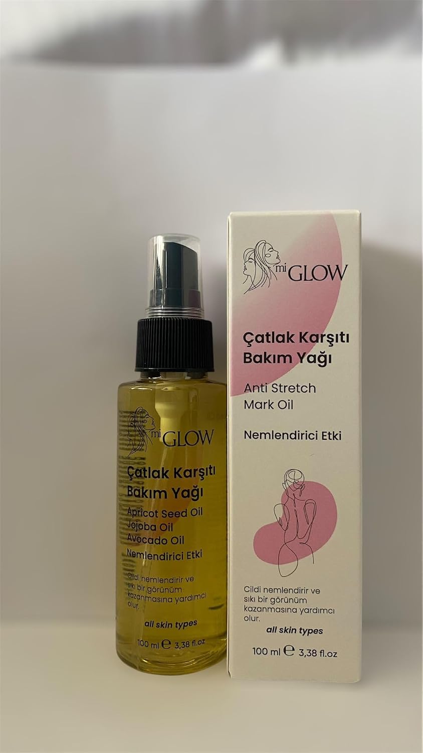 MiGLOW Çatlak Karşıtı Bakım Yağı, Kayısı Çekirdeği, Jojoba ve Avokado Yağı İçerikli, 100 ml, Tüm Cilt Tipleri İçin