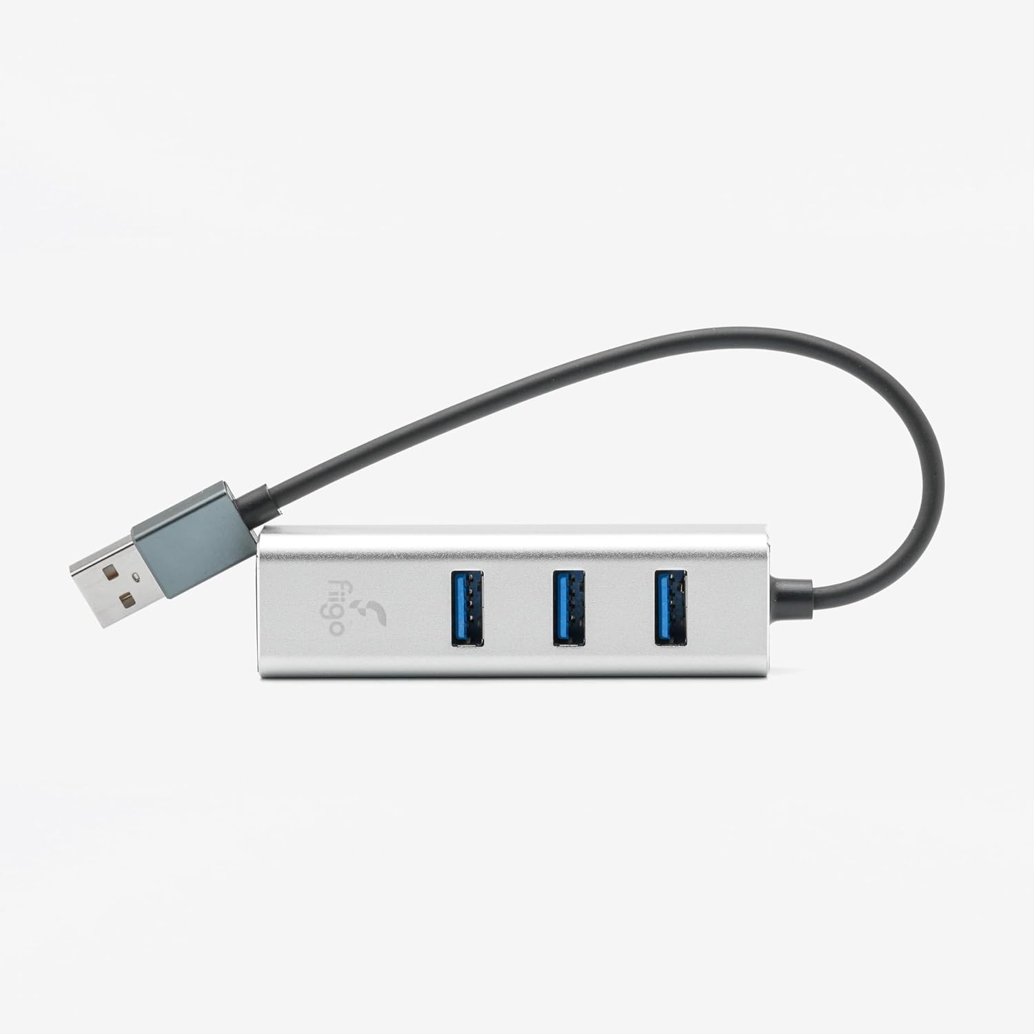 USB to LAN ve 3x USB Alüminyum Adaptör Gümüş