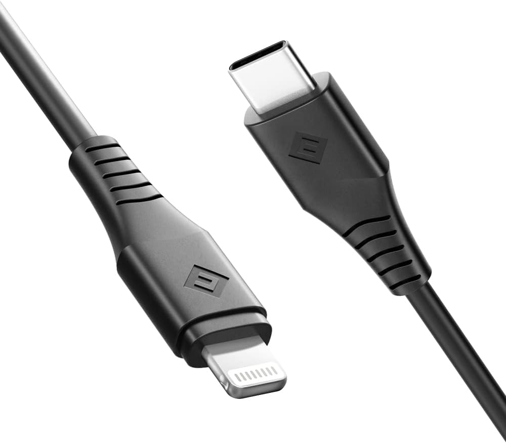 Novoo Type-C iPhone Lightning Hızlı Şarj Kablosu Siyah 1.8 Metre