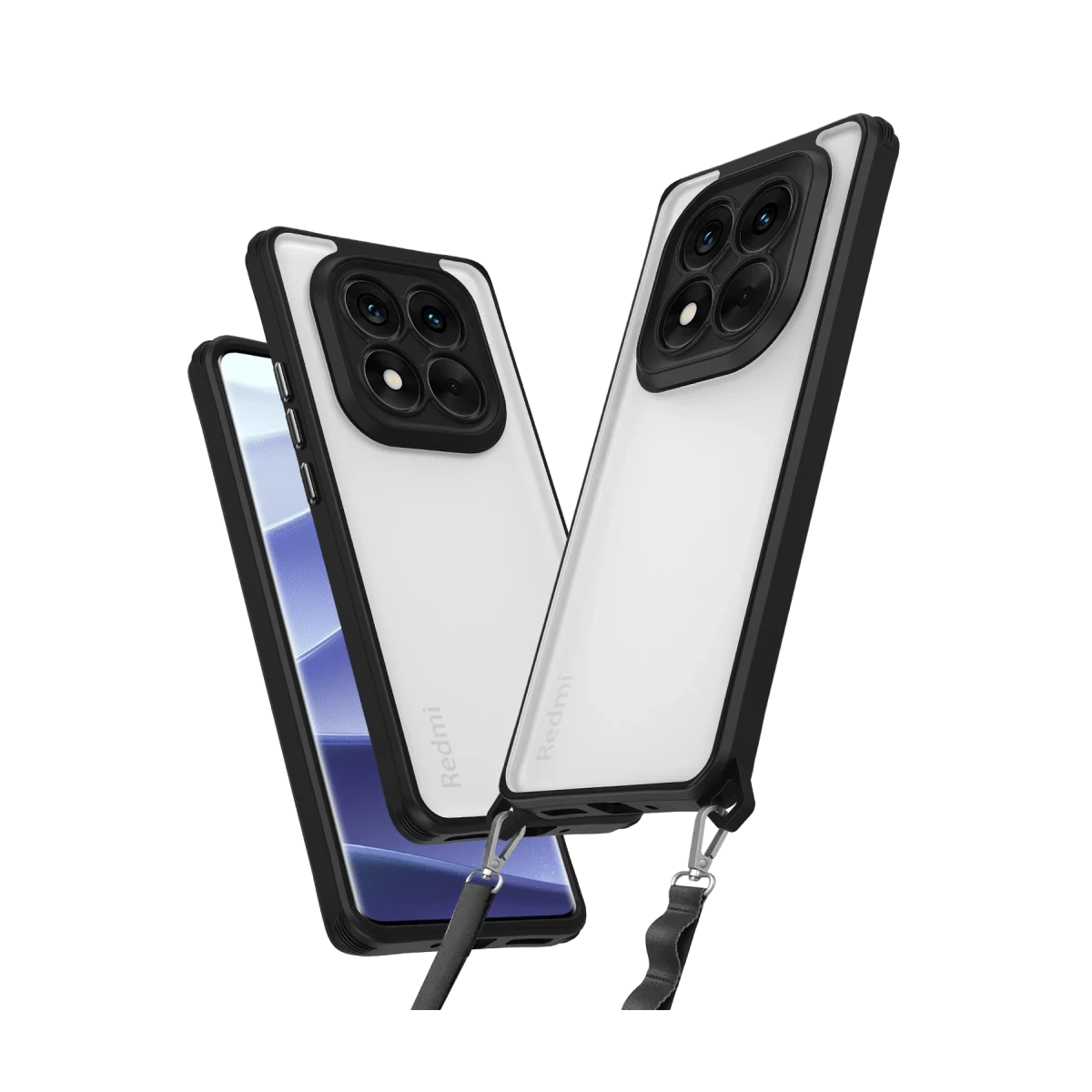 Xiaomi Redmi Note 14 Pro 4G Kılıf Penta Silikon Kılıf - Siyah